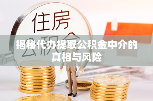 晴隆揭秘代办提取公积金中介的真相与风险