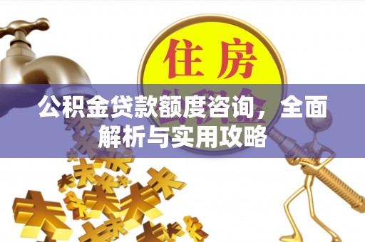 晴隆公积金贷款额度咨询，全面解析与实用攻略