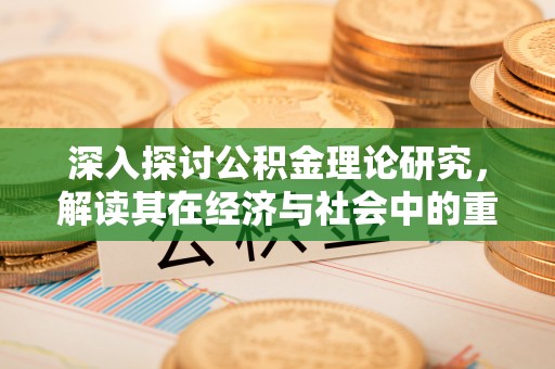 晴隆深入探讨公积金理论研究，解读其在经济与社会中的重要角色