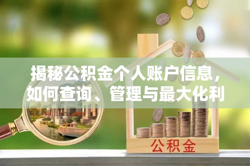 晴隆揭秘公积金个人账户信息，如何查询、管理与最大化利用