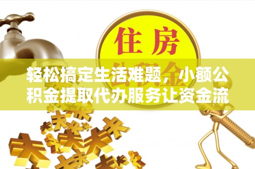 晴隆轻松搞定生活难题，小额公积金提取代办服务让资金流动更便捷
